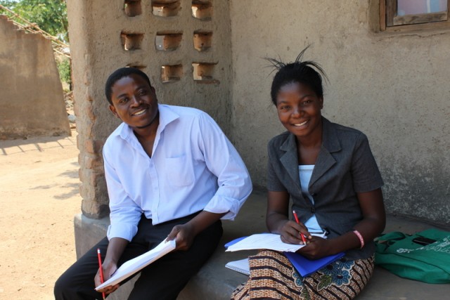Two IHM trainees in Malawi