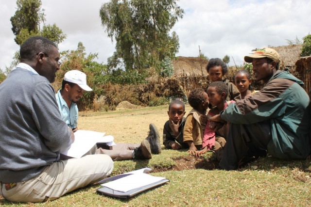 IHM interview with a poor farmer in Ethiopia