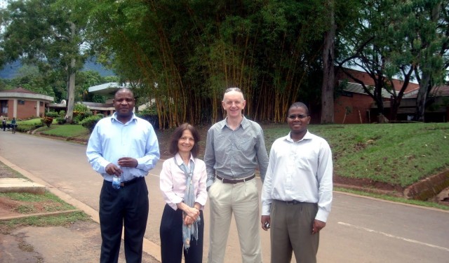 Dai Clegg with EfD in Zomba at Chancellor College, University of Malawi