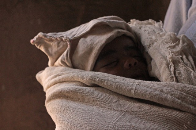 Small baby in Tigray, Ethiopia